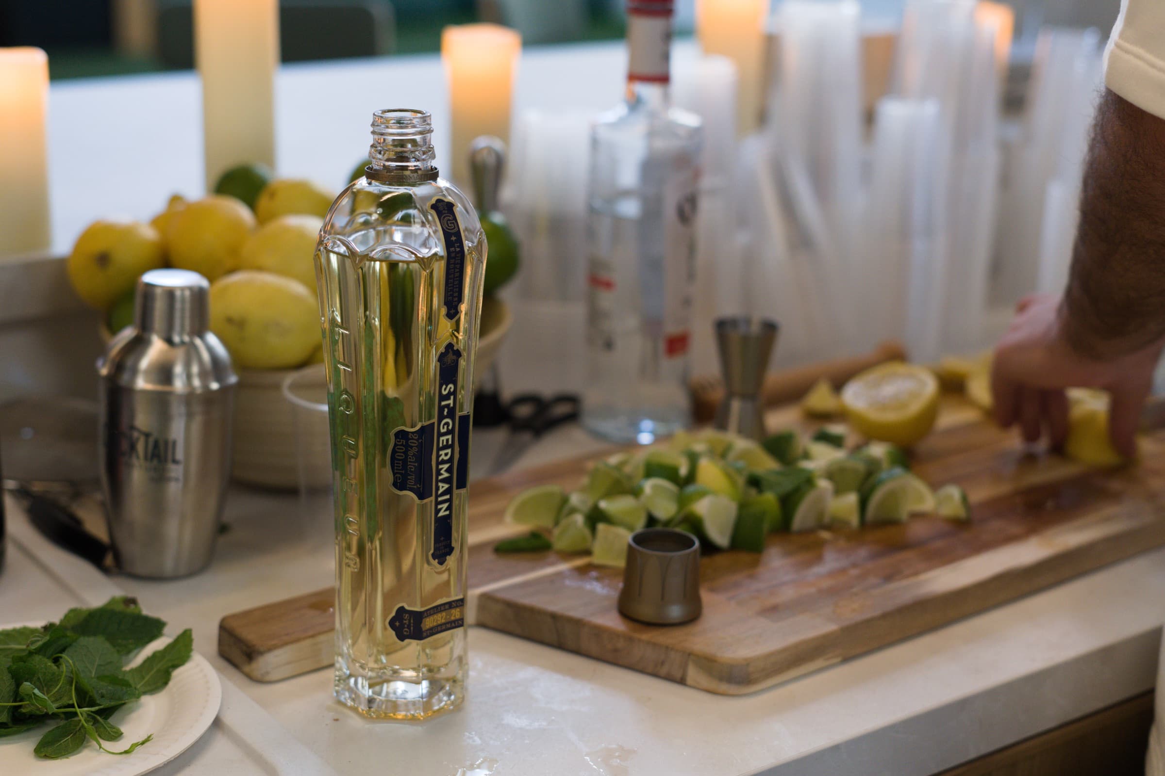 Cocktail lors d'un événement du Cercle Privé