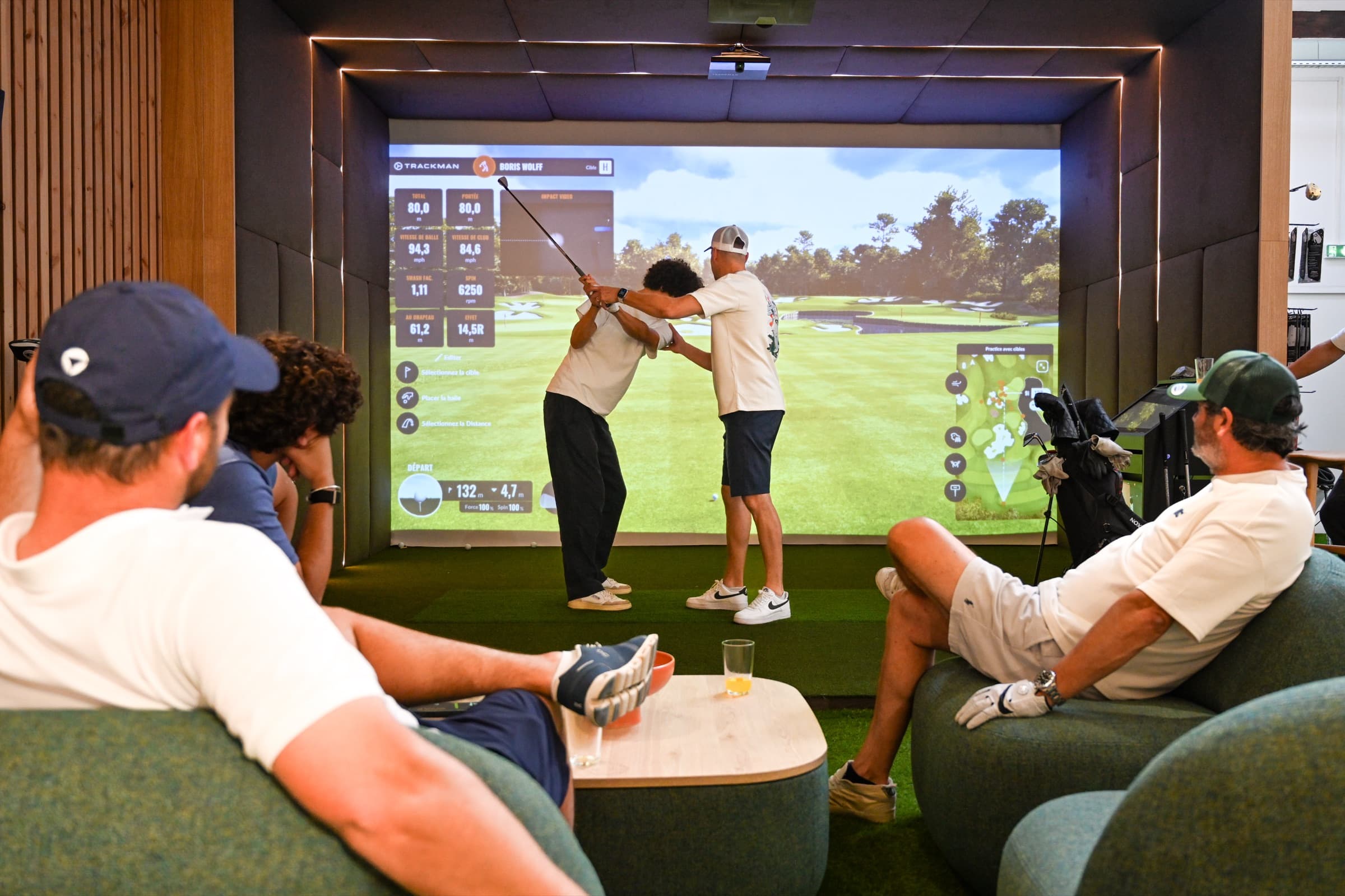Cours de golf sur simulateur au Korzen Private Club